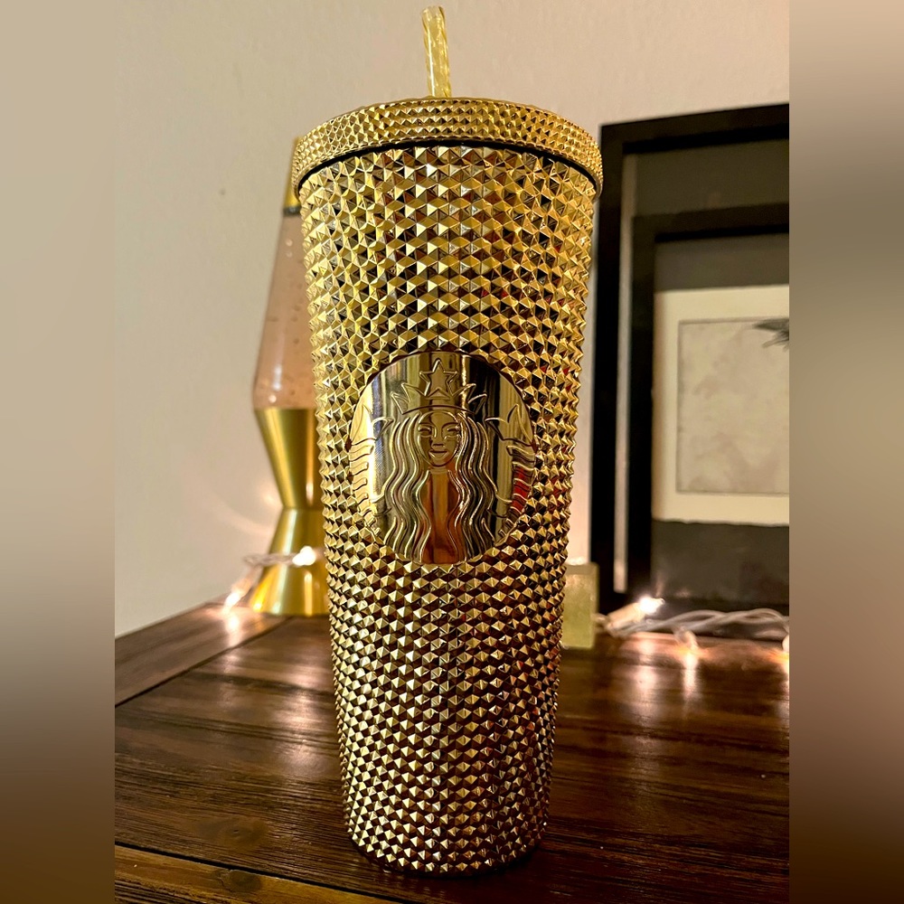 Starbucks 2022 season Gold Studded Tumbler